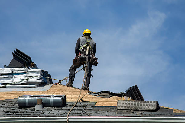 Professional Roofing technician working in Sauquoit, NY